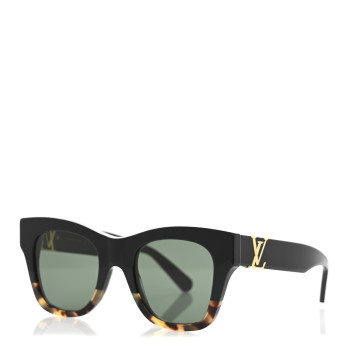 LOUIS VUITTON The LV Square Sunglasses Z1510W Black Dark Tortoise