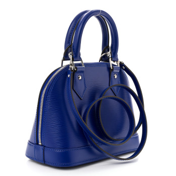 LOUIS VUITTON Epi Alma BB Blueberry