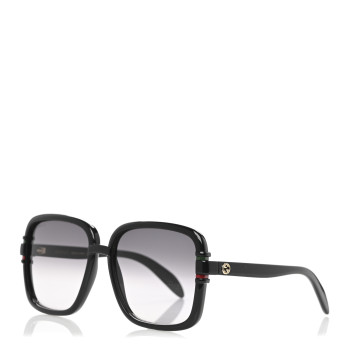 GUCCI Acetate Interlocking G Square Sunglasses GG1066S Black