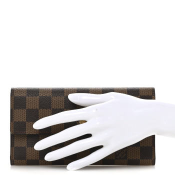 LOUIS VUITTON Damier Ebene Sarah Wallet
