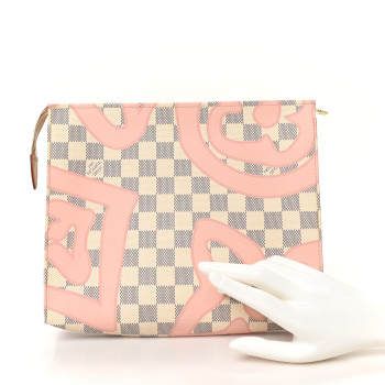 LOUIS VUITTON Damier Azur Tahitienne Toiletry Pouch 26