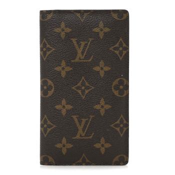 LOUIS VUITTON Monogram Porte-Cartes Credit Yen Checkbook Wallet