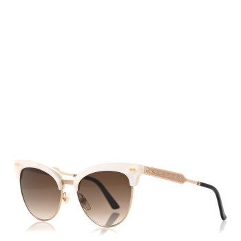 GUCCI Acetate Cat Eye Sunglasses GG4283/S White