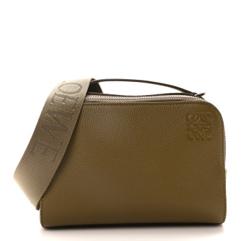 LOEWE Soft Grained Calfskin Mini Camera Bag Khaki Green