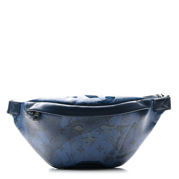 LOUIS VUITTON Monogram Aquagarden Discovery Bumbag Abyss Blue