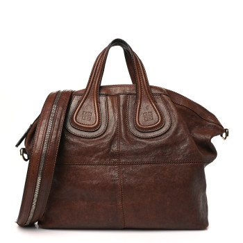 GIVENCHY Lambskin Large Nightingale Brown