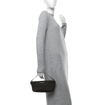 GUCCI Monogram Boat Pochette Black