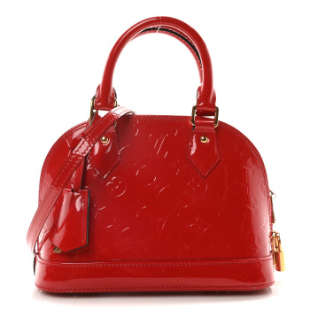LOUIS VUITTON Vernis Alma BB Cherry