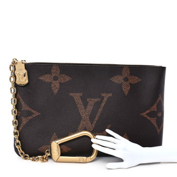 LOUIS VUITTON Monogram Pochette Cles XL