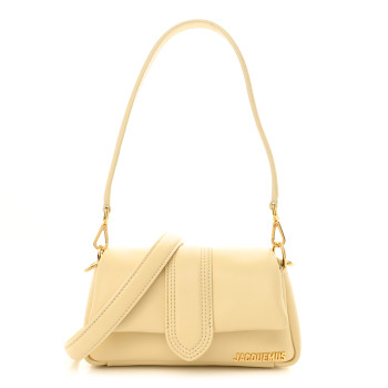 JACQUEMUS Padded Lambskin Le Petit Bambimou Light Beige