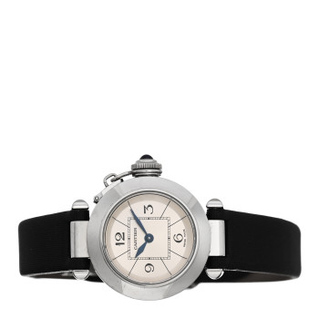 CARTIER Stainless Steel Satin 27mm Miss Pasha Quartz Watch