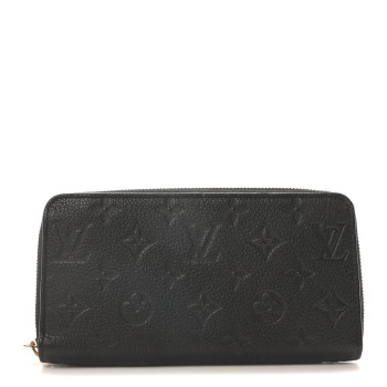 LOUIS VUITTON Empreinte Zippy Wallet Black