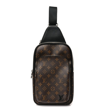 LOUIS VUITTON Monogram Macassar Avenue Sling Bag