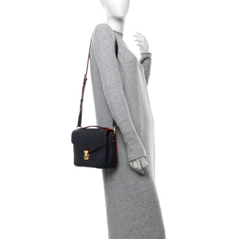 LOUIS VUITTON Empreinte Pochette Metis Marine Rouge