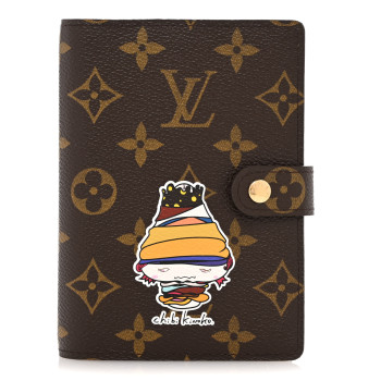 LOUIS VUITTON Monogram Chibi Kinoko Small Ring Agenda Cover