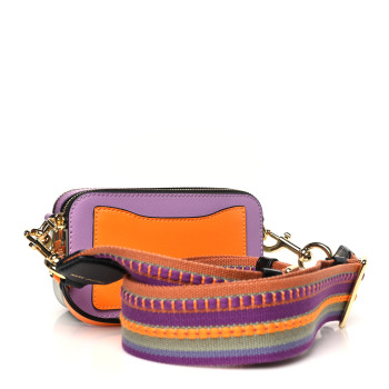 MARC JACOBS Saffino Small Snapshot Camera Bag Regal Orchid Multicolor