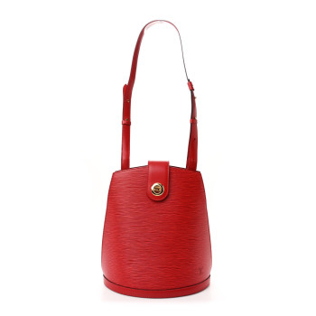 LOUIS VUITTON Epi Cluny Castillan Red