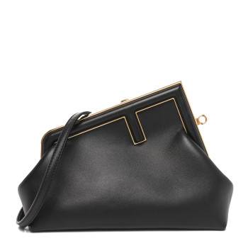 FENDI Shiny Nappa Small Fendi First Black