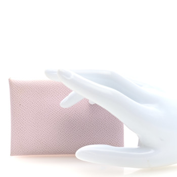 HERMES Epsom Calvi Card Case Mauve Pale HERMES Epsom Calvi Card Case Mauve Pale