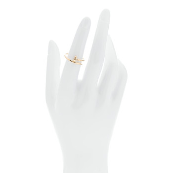 CARTIER 18K Yellow Gold Small Juste Un Clou Ring 51 5.75