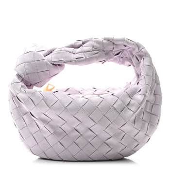BOTTEGA VENETA Suede Intrecciato Mini Jodie Mirth Washed