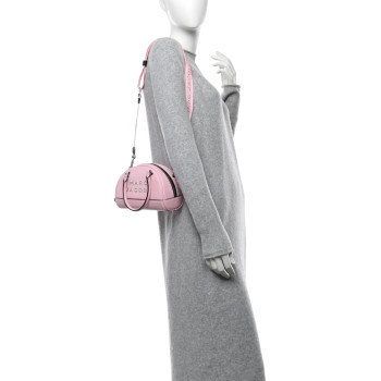 MARC JACOBS Calfskin Bowling Bag Bubblegum