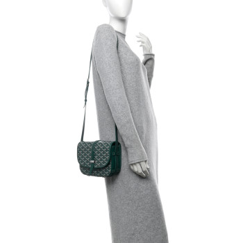 GOYARD Goyardine Belvedere II PM Messenger Bag Green