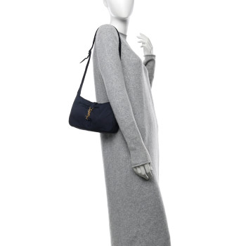 SAINT LAURENT Econyl Nylon Le 5 A 7 Hobo Navy