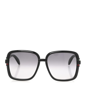 GUCCI Acetate Interlocking G Square Sunglasses GG1066S Black