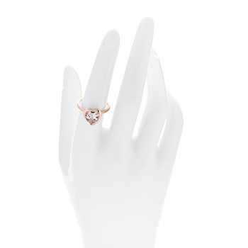 IRENE NEUWIRTH 18K Pink Gold Morganite Heart Ring 54 7