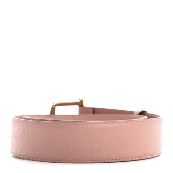 GUCCI Soft Microguccissima Margaux Calfskin Belt 85 34 Soft Pink