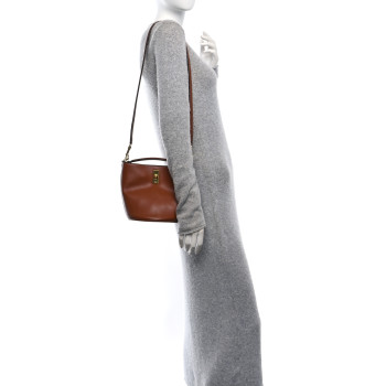 CELINE Smooth Calfskin Teen Bucket 16 Tan