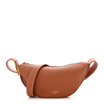 LOUIS VUITTON Smooth Calfskin Low Key Bumbag Cognac
