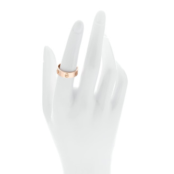 CARTIER 18K Pink Gold 5.5mm LOVE Ring 54 7