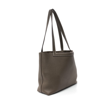 HERMES Taurillon Clemence Cabasellier 31 Etoupe