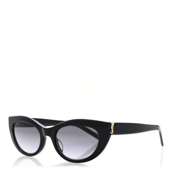 SAINT LAURENT Acetate Cat Eye Sunglasses SL M115 Black