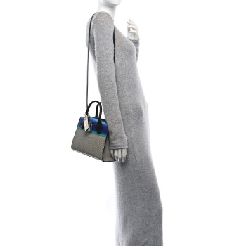 LOUIS VUITTON Calfskin Kick Mini City Steamer Blue