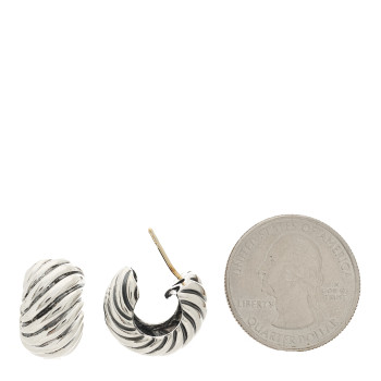 DAVID YURMAN Sterling Silver Cable Classics Hoop Earrings