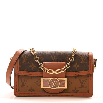LOUIS VUITTON Reverse Monogram Dauphine Mini East West
