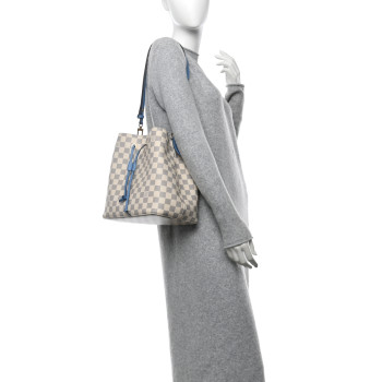 LOUIS VUITTON Damier Azur Neonoe MM Bleuet