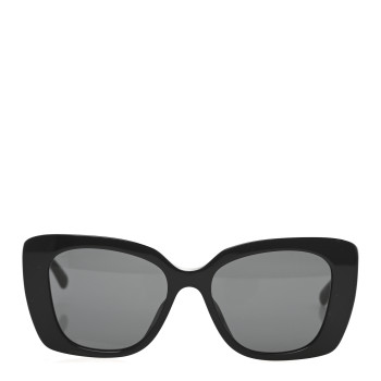 CHANEL Acetate Strass Square Sunglasses 5422-B-A Black White