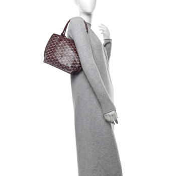 GOYARD Goyardine Reversible Mini Anjou Burgundy