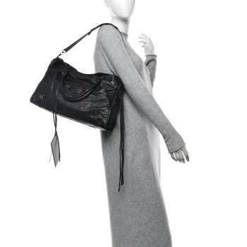 BALENCIAGA Agneau Classic Hardware City Black