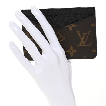 LOUIS VUITTON Monogram Macassar Neo Porte-Cartes Card Holder