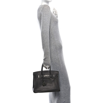 HERMES Togo Horseshoe Birkin 30 Etain Rose Mexico