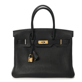 HERMES Togo Birkin 30 Black