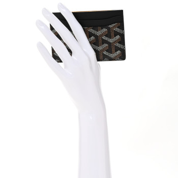GOYARD Goyardine Saint Sulpice Card Holder Black