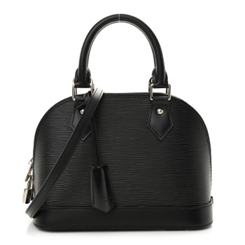 LOUIS VUITTON Epi Alma BB Black