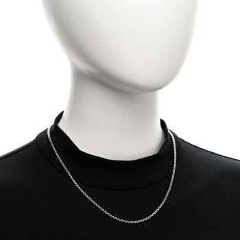 DAVID YURMAN Sterling Silver 2.7mm Small Box Chain Necklace 18"