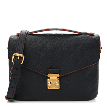 LOUIS VUITTON Empreinte Pochette Metis Marine Rouge